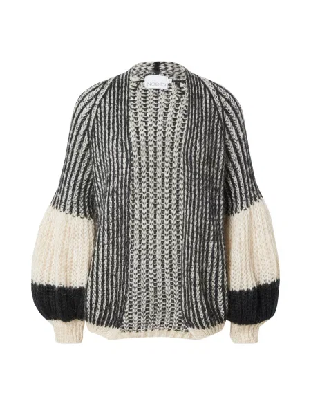 Noella Geacă tricotată crem / noapte albastru