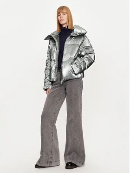 Colmar Vatovaná bunda Oversize stříbrná