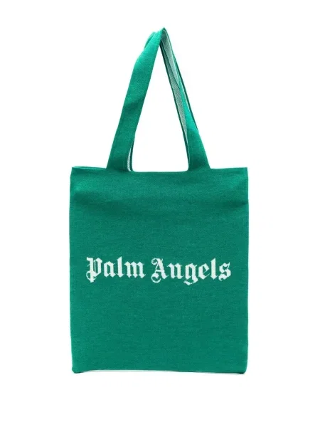 Torba Palm Angels z nadrukiem zielona