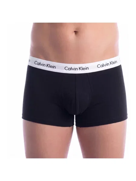 Džínsy Calvin Klein Underwear s nízkym pásom čierna