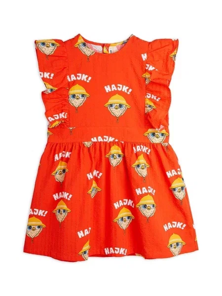 Детское платье мини Mini Rodini