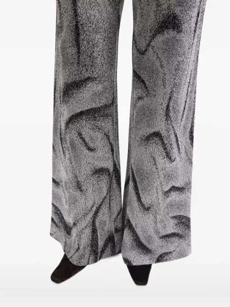 Pantaloni Maccapani cu imagine negru