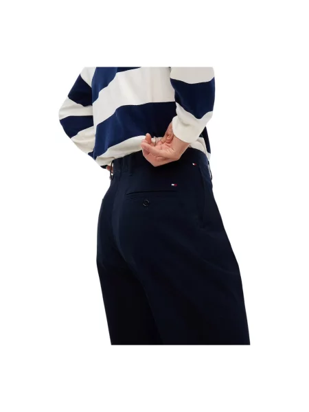 Nohavice Tommy Hilfiger modrá