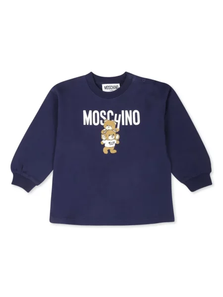 Bluza dziecięca Moschino niebieska