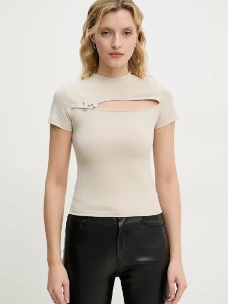 Kratka majica Heliot Emil bež