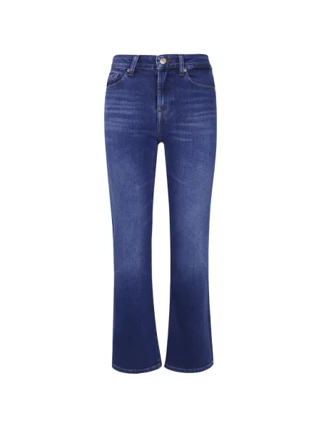 Decupat blugi 7 For All Mankind albastru