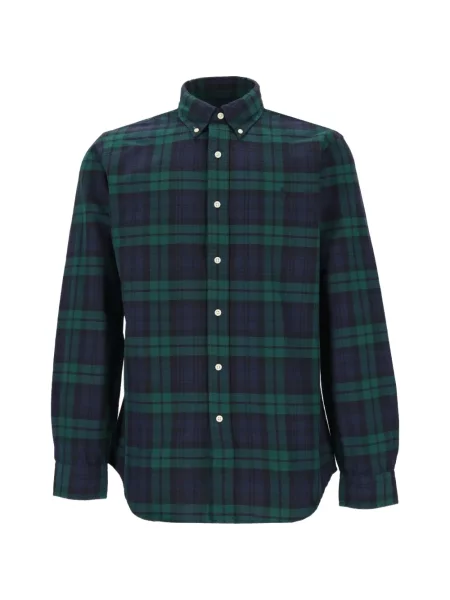 Lung cămașă Polo Ralph Lauren în carouri verde