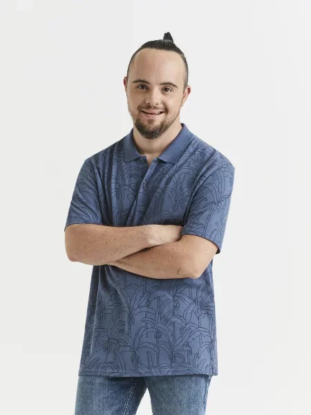 Tricou Celio albastru