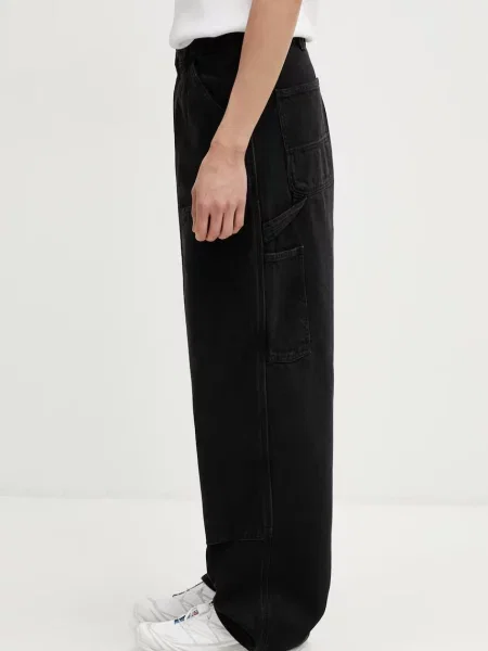 Carhartt WIP OG Double Knee Pant spodnie boyfriend czarne