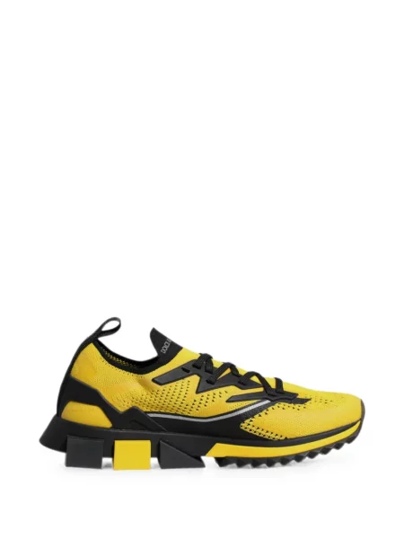 Sneakerși Dolce & Gabbana Sorrento tricotate galben