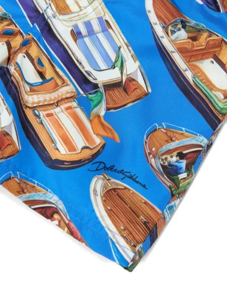 Kąpielówki dziecięce Dolce And Gabbana niebieskie