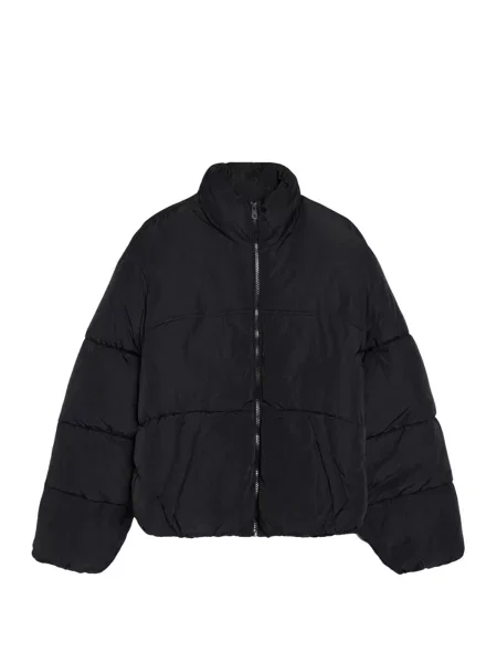 Bershka Geacă de iarnă CAZADORA' negru
