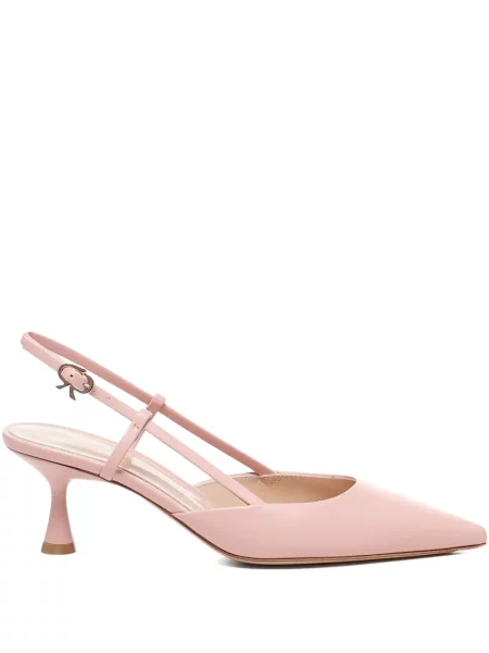 Pantofi cu toc Gianvito Rossi slingback roz
