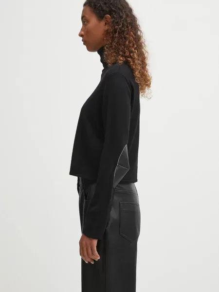 Вовняний светр Maison Margiela легкий гольф чорний