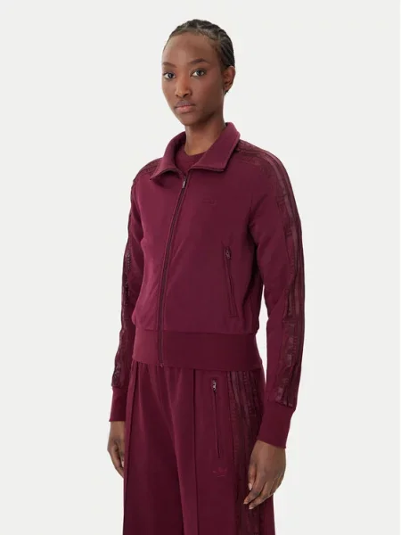 Adidas Світшот Firebird Lace бордовий