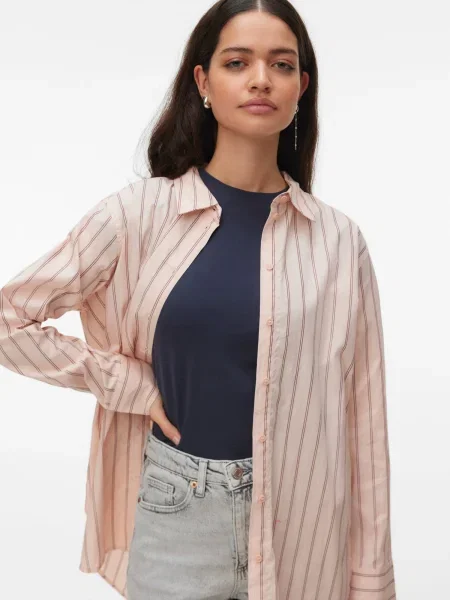 VERO MODA Blúzka rosé / púdrová ružová
