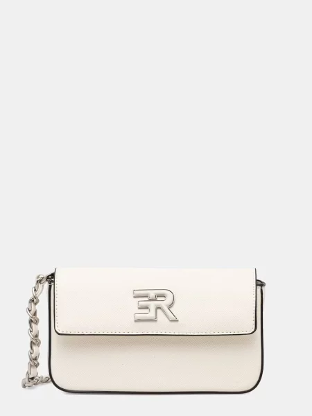 ERMANNO Firenze torebka crossbody z imitacji skóry beżowa