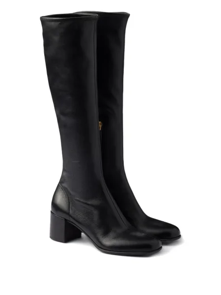 Botine Prada din piele negru