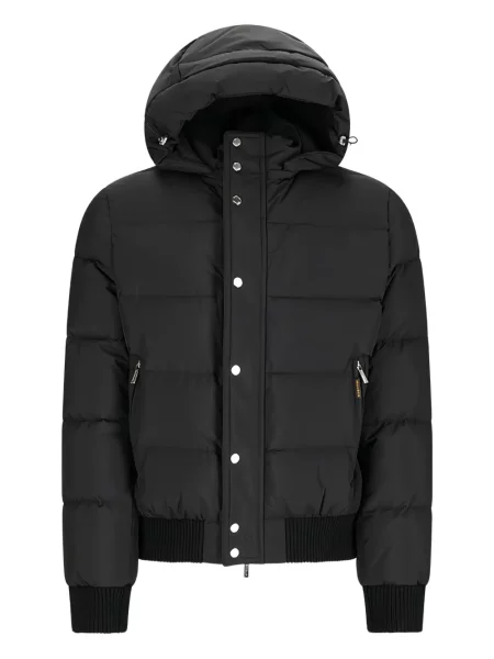 Geacă bomber Moorer cu glugă negru