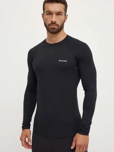 Columbia Funkčné tričko s dlhým rukávom Midweight Stretch čierna
