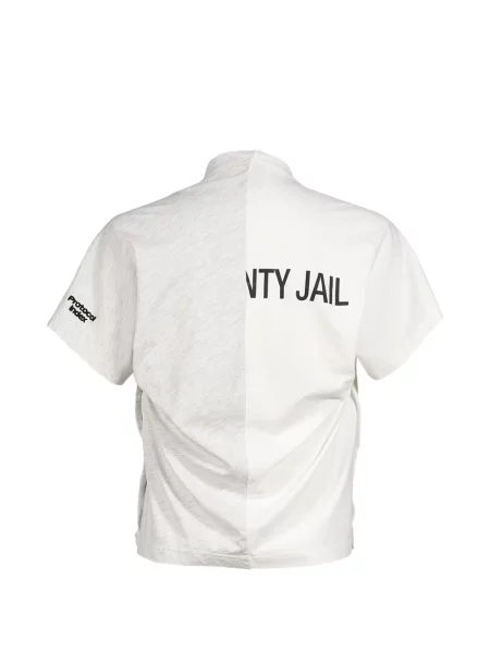 Tricou Protocol Index alb