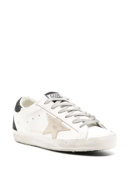 Kožené tenisky Golden Goose bílé