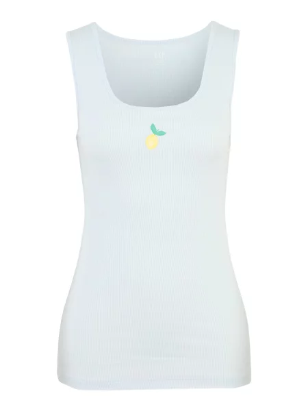 Gap Petite Top deschis albastru