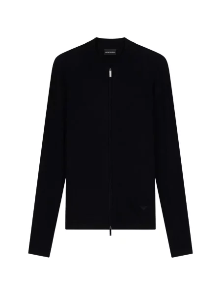 Cardigan Emporio Armani de lână gri