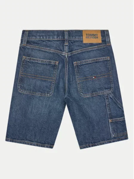 Tommy Hilfiger Džinsiniai šortai Tamsiai mėlyna
