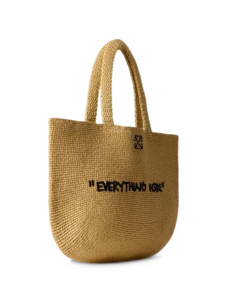 Geantă shopper Off-white alb