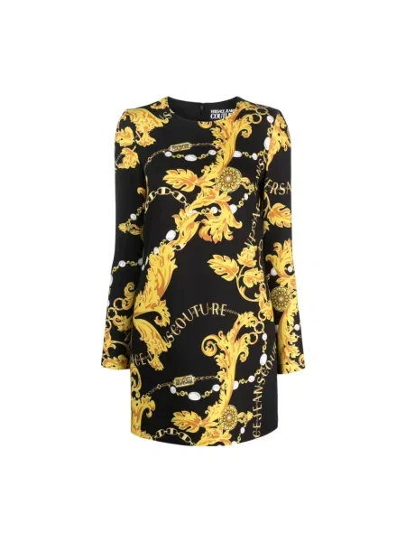 Sukienka jeansowa Versace Jeans Couture czarna