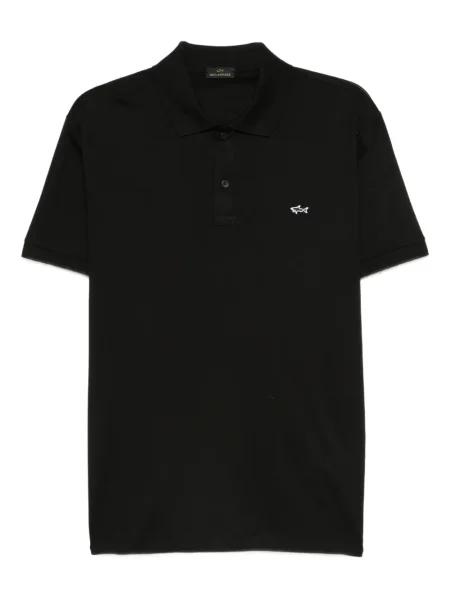 Polo Paul & Shark cu broderie negru