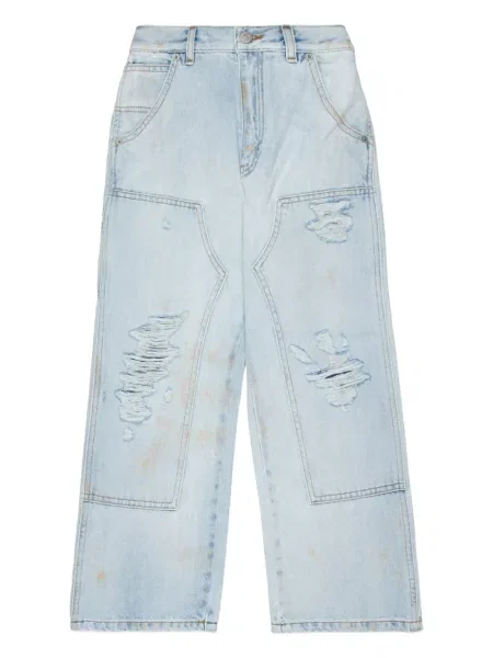Jeansy dziecięce Mm6 Maison Margiela niebieskie