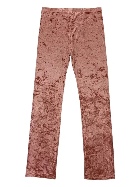 Sametové kalhoty Callipygian růžové