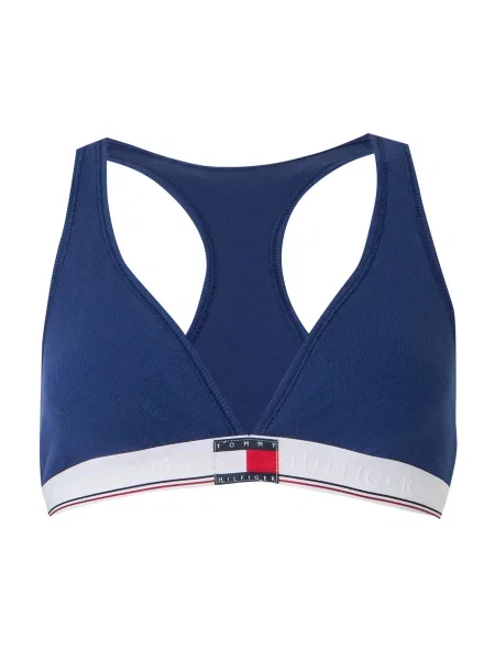 Tommy Hilfiger Underwear Sutien VARSITY albastru marin / roșu alb
