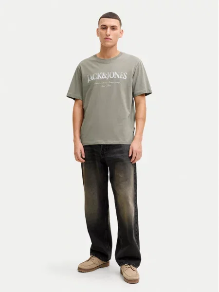 Jack & Jones Marškinėliai Evin pilka