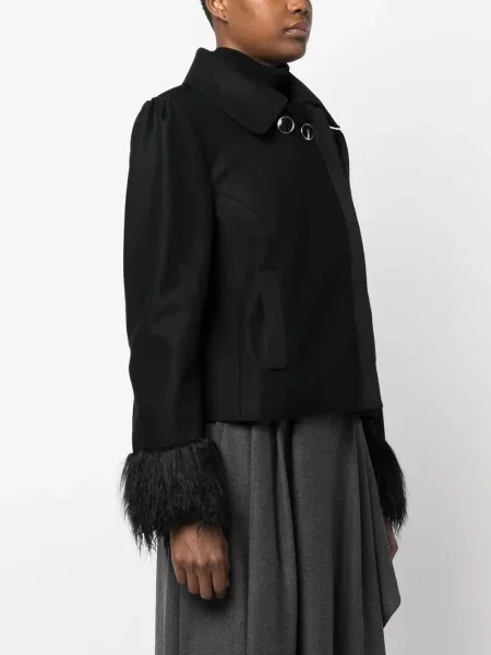 Яке тип риза Alberta Ferretti с ресни черно