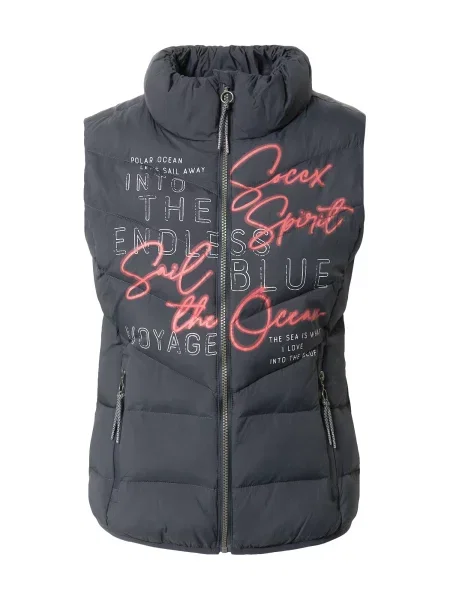 Soccx Vestă roz deschis / negru alb