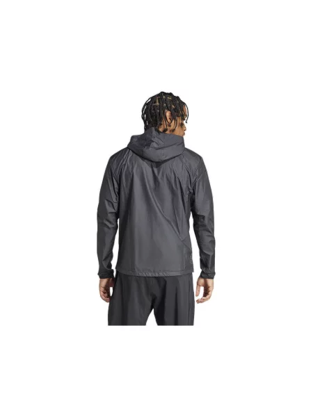 Geacă de tranziție Adidas Performance alergare negru