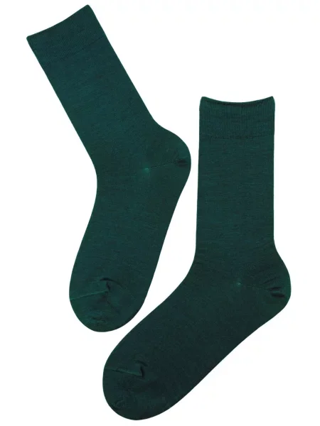 Sokisahtel Čarape HANS merino socks for men tamno zelena