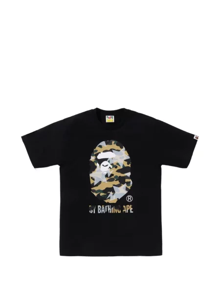 Tricou A Bathing Ape® cu imagine cu model camuflaj negru