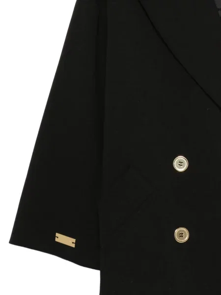 Płaszcz dziecięcy Balmain czarny