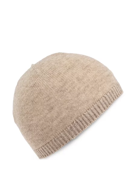 Czapka dziecięca Moncler Enfant brązowa