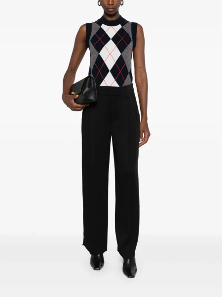 Pantaloni Vince plisate negru
