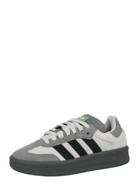 ADIDAS ORIGINALS Tenisky SAMBA XLG / svetlosivá / čierna sivá
