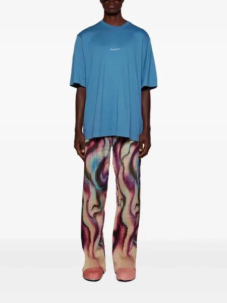 Tricou Givenchy cu imagine albastru