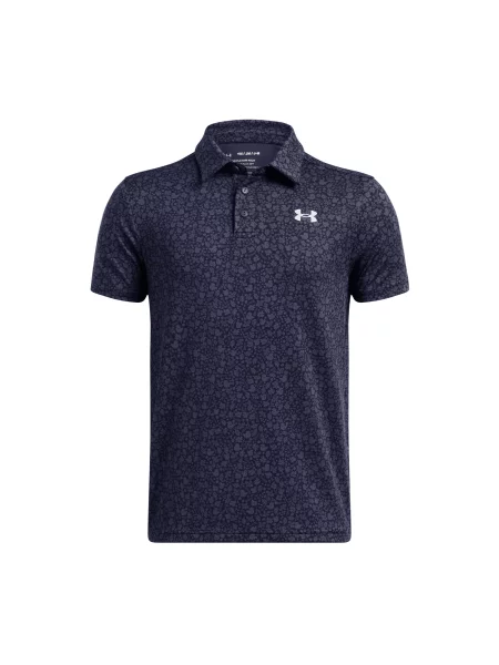 Tricou polo copii Under Armour albastru