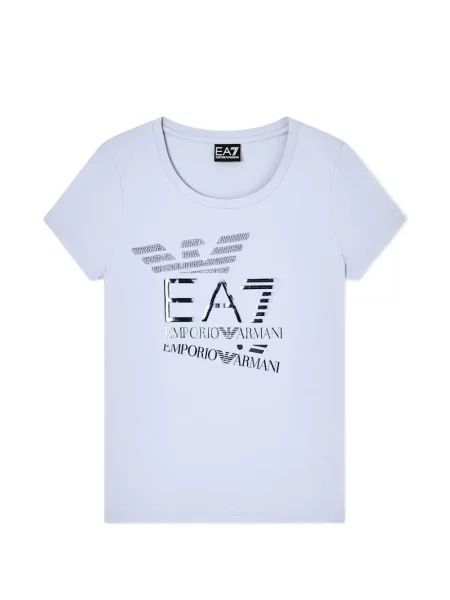Tricou Ea7 Emporio Armani cu imagine albastru
