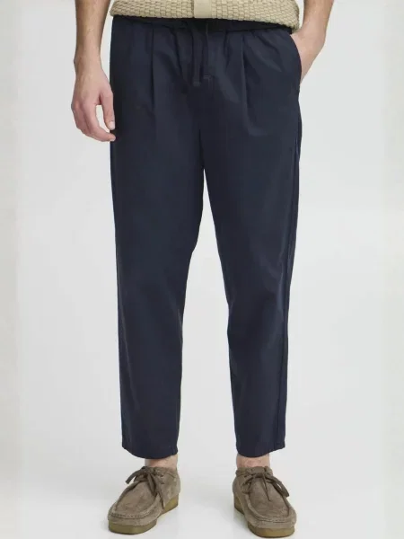 TEESHOPPEN Pantaloni Pants bleumarin