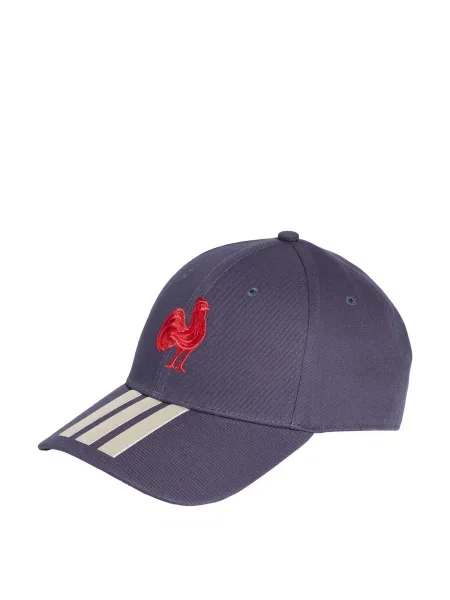 ADIDAS PERFORMANCE Kšiltovka Frankreich Rugby safírová / jasně červená bílá